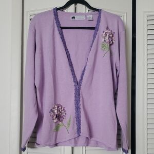 Like New! Storybook Knit Hydrangea Sweater
